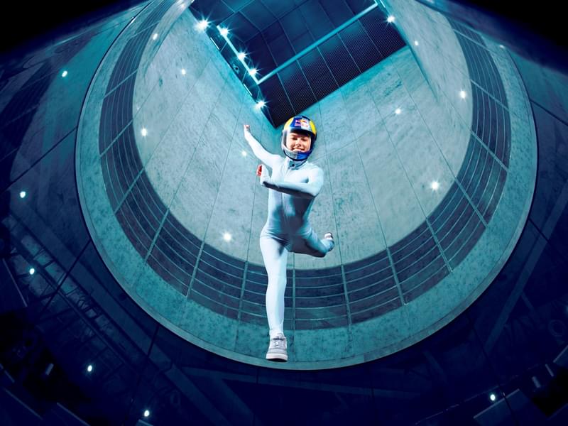 Get ready to fly in the world’s largest indoor skydiving flight chamber.