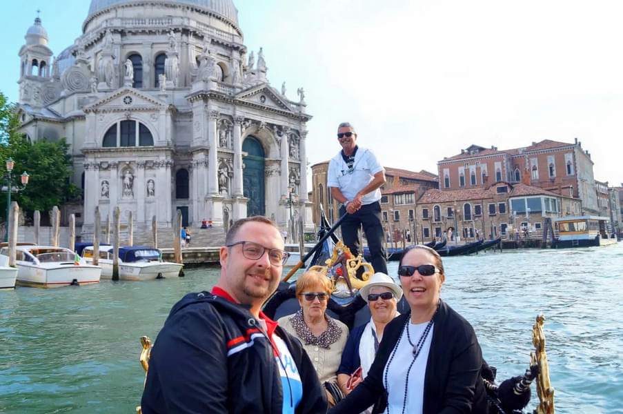 Enjoy a gondola tour with your folks