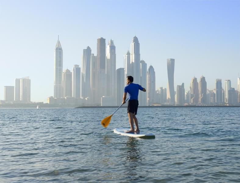  Electrifying paddle boarding in Dubai amidst the Gulf waters
