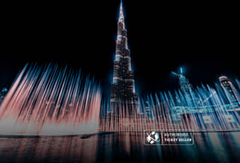 Witness the world's largest dancing fountain in Dubai