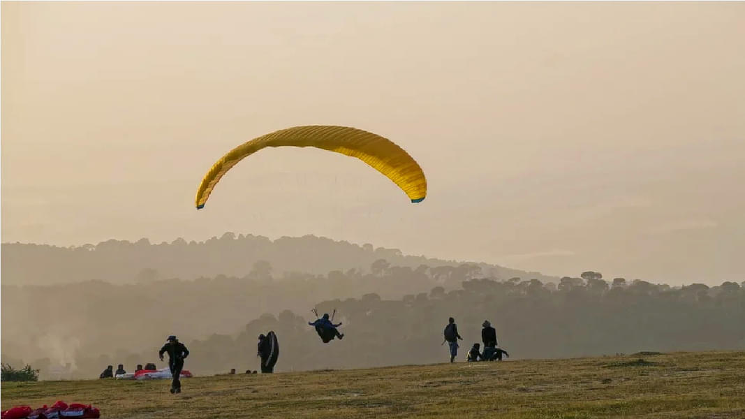 Paragliding In Bhimtal Image