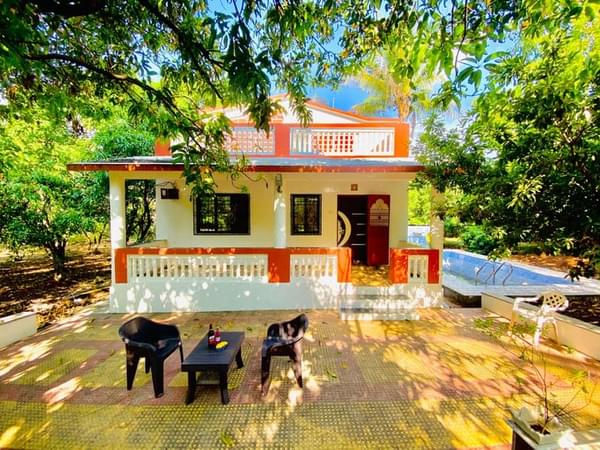 Front View of Villa