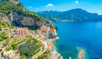 Beautiful view of Amalfi Coast