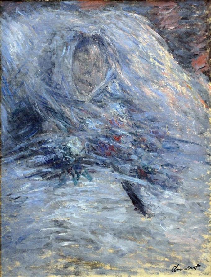 Camille Monet on her deathbed