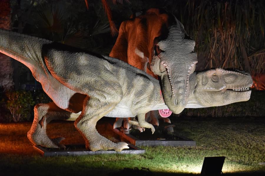 dubai glow garden dinosaur park