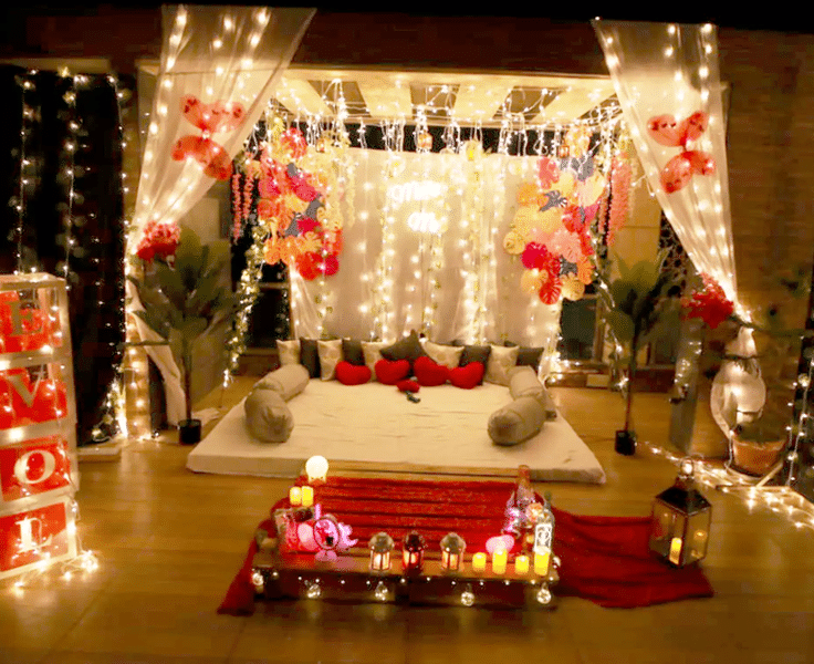 Romantic Cabana Candlelight Dining Experience in Jaipur Image