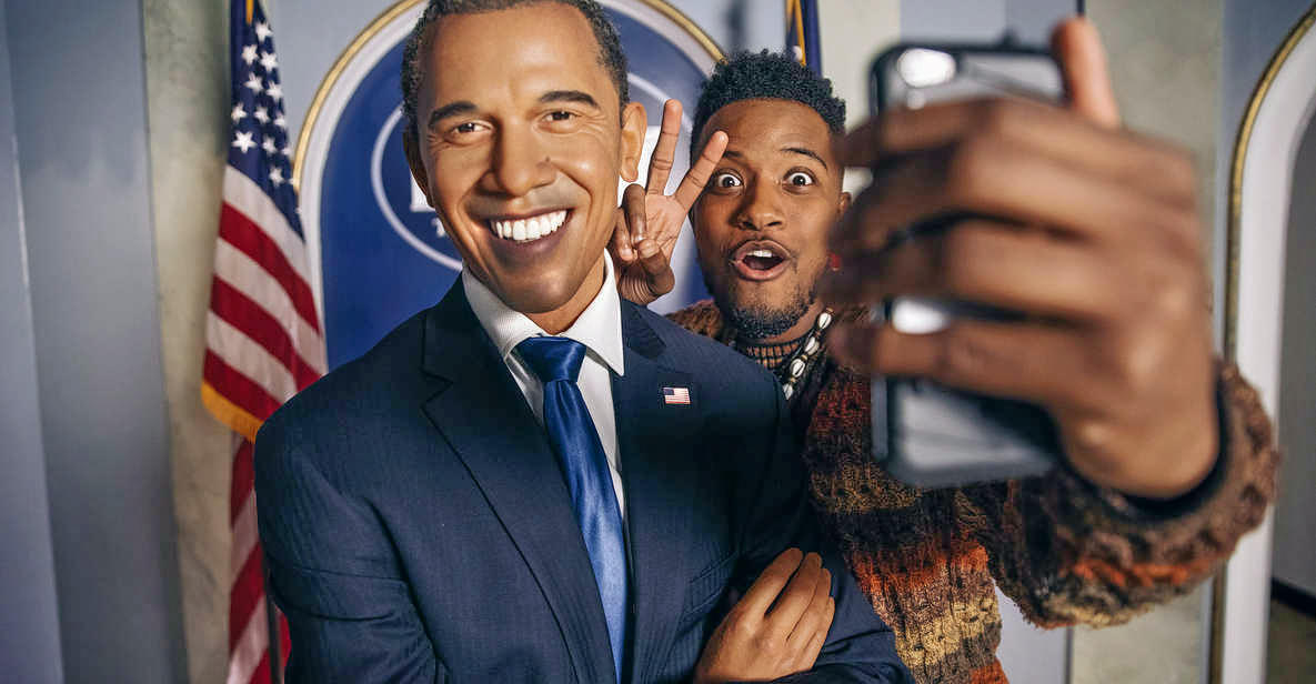 Strike a pose with Barack Obama