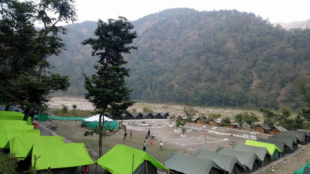 Riverside Camping in Rishikesh Image