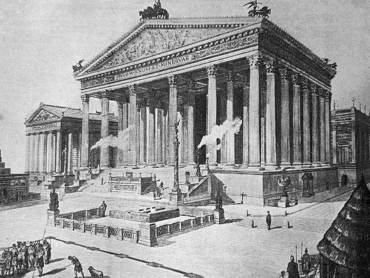 Templo de Júpiter Optimus Maximus | Majestad preservada