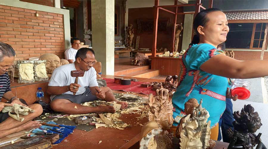 Tegallalang Handicraft Centre Overview