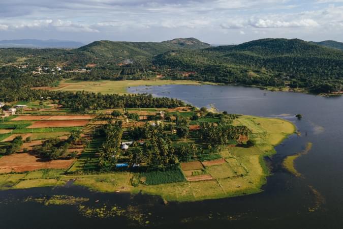 Escape into nature with a peaceful camping experience by the scenic Kanva Lake