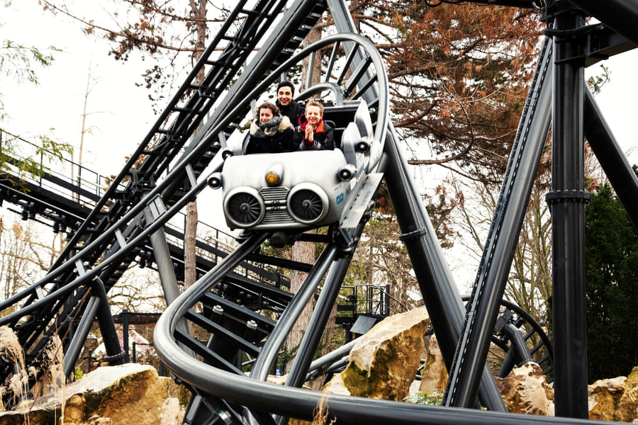 Enjoy a spine-tingling roller-coaster ride