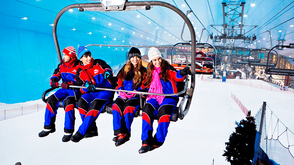 Ski Dubai’s state-of-the-art chairlift takes you to new heights and views