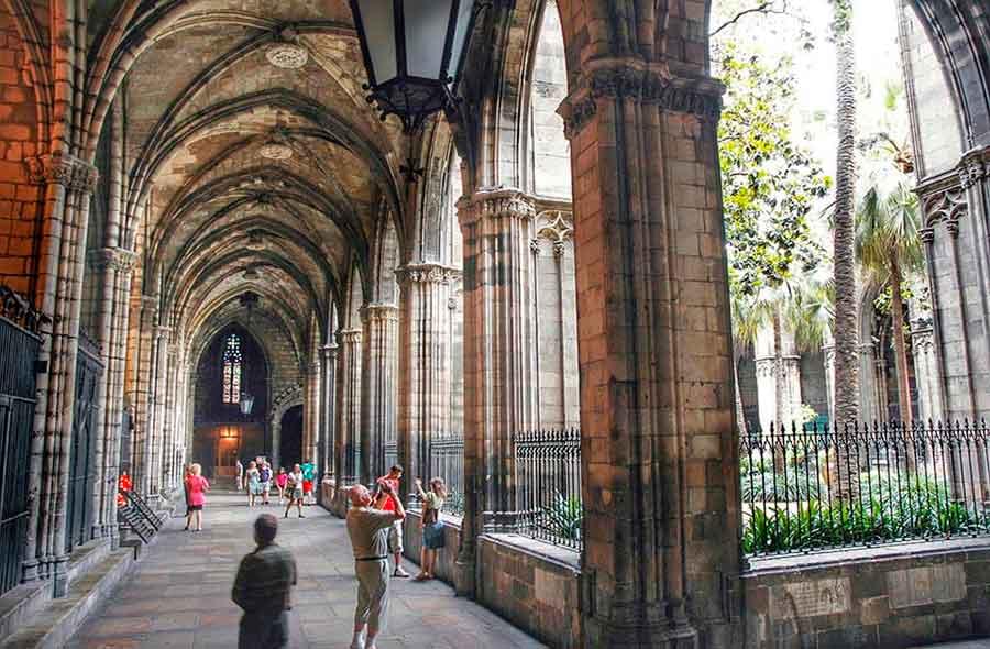 The Cloister of Barcelona Cathedral