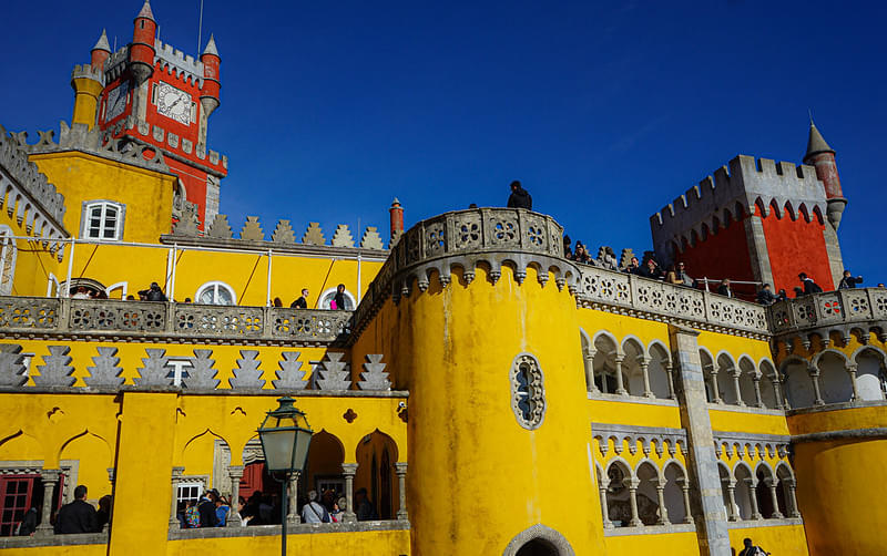 The Palace's Colorful Exterior