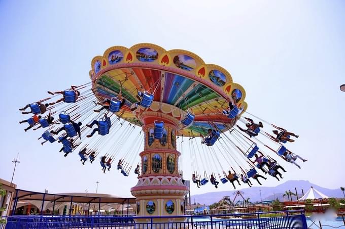 Feel the rush as you swing, spin, and soar through the sky
