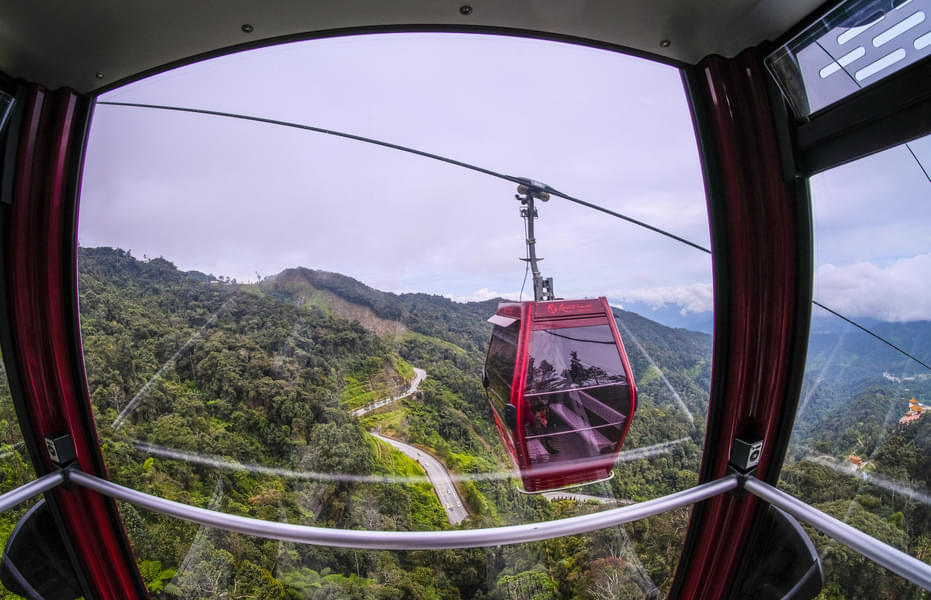 Embrace the breathtaking views from the sky as you ascend to 620 meters on Awana SkyWay