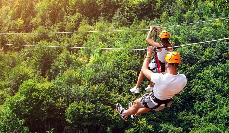 Zipline in Munnar Image