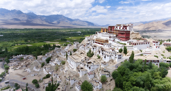 Explore the beautiful Diskit Monastery