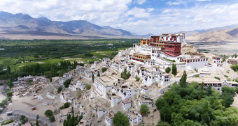 Explore the beautiful Diskit Monastery