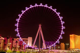 High Roller Ferris Wheel On The Linq