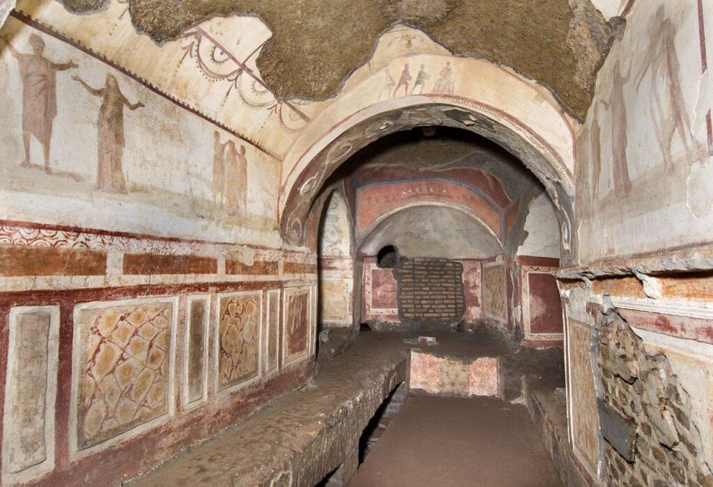Catacombs Tunnels of Santa Priscilla