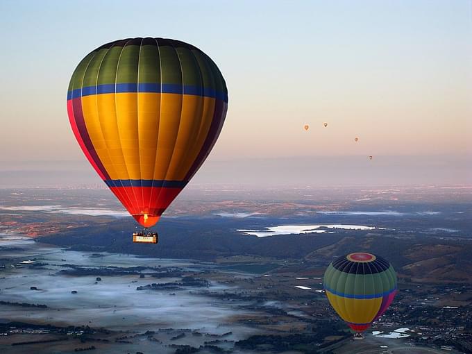 Hot Air Balloon Ride At Yarra Valley