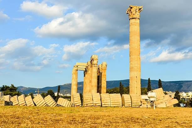Fallen Columns of The Temple of Zeus