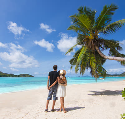 Couple in Seychelles