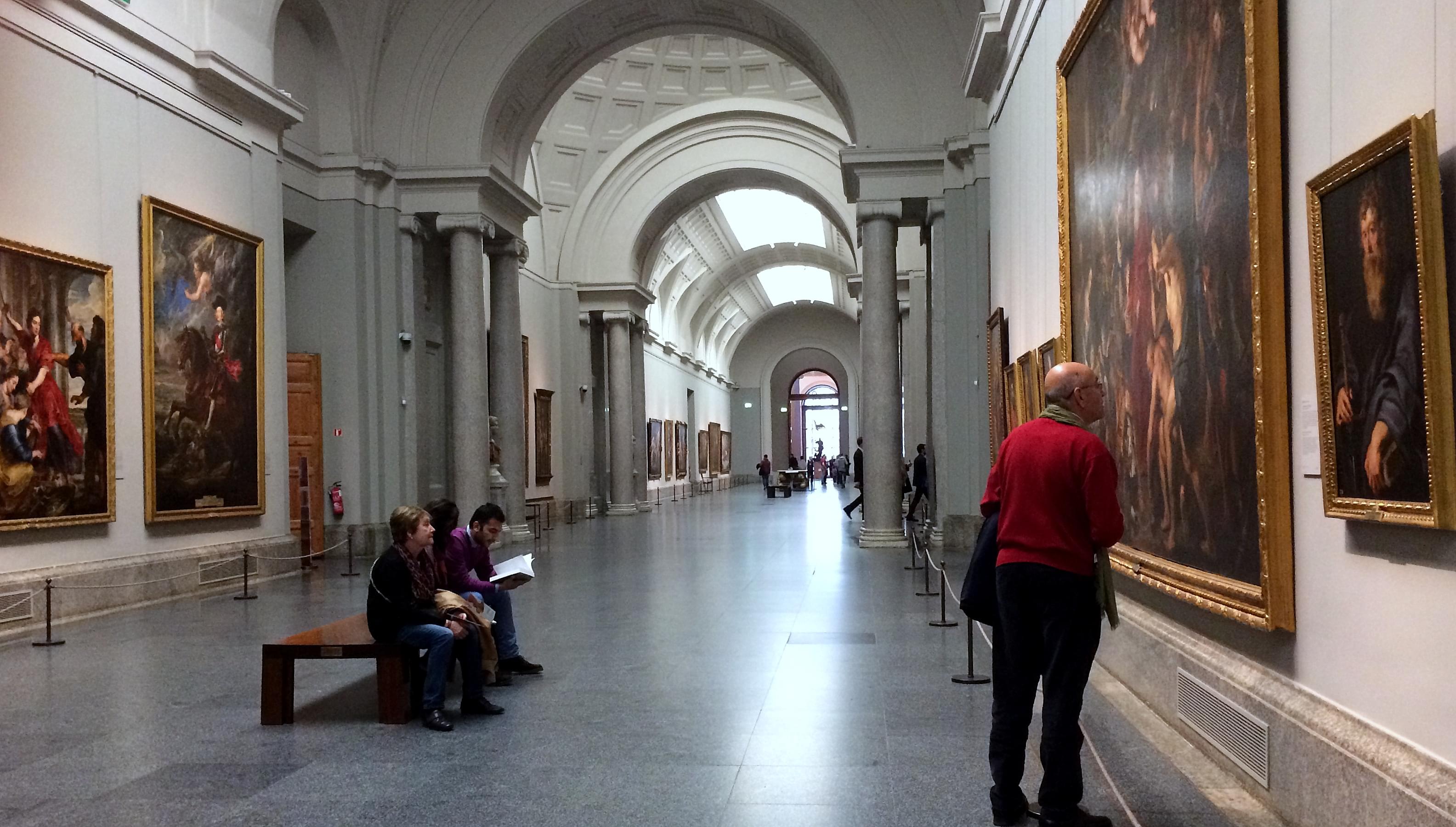 View Inside of Prado Museum