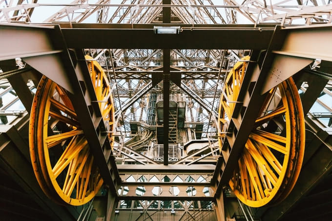 Eiffel Tower Lift Mechanism