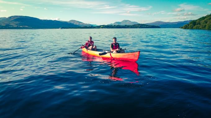 Canoeing at the Minicoy Islands