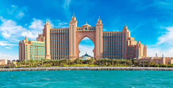 Atlantis the Palm located on the Jumeirah Island