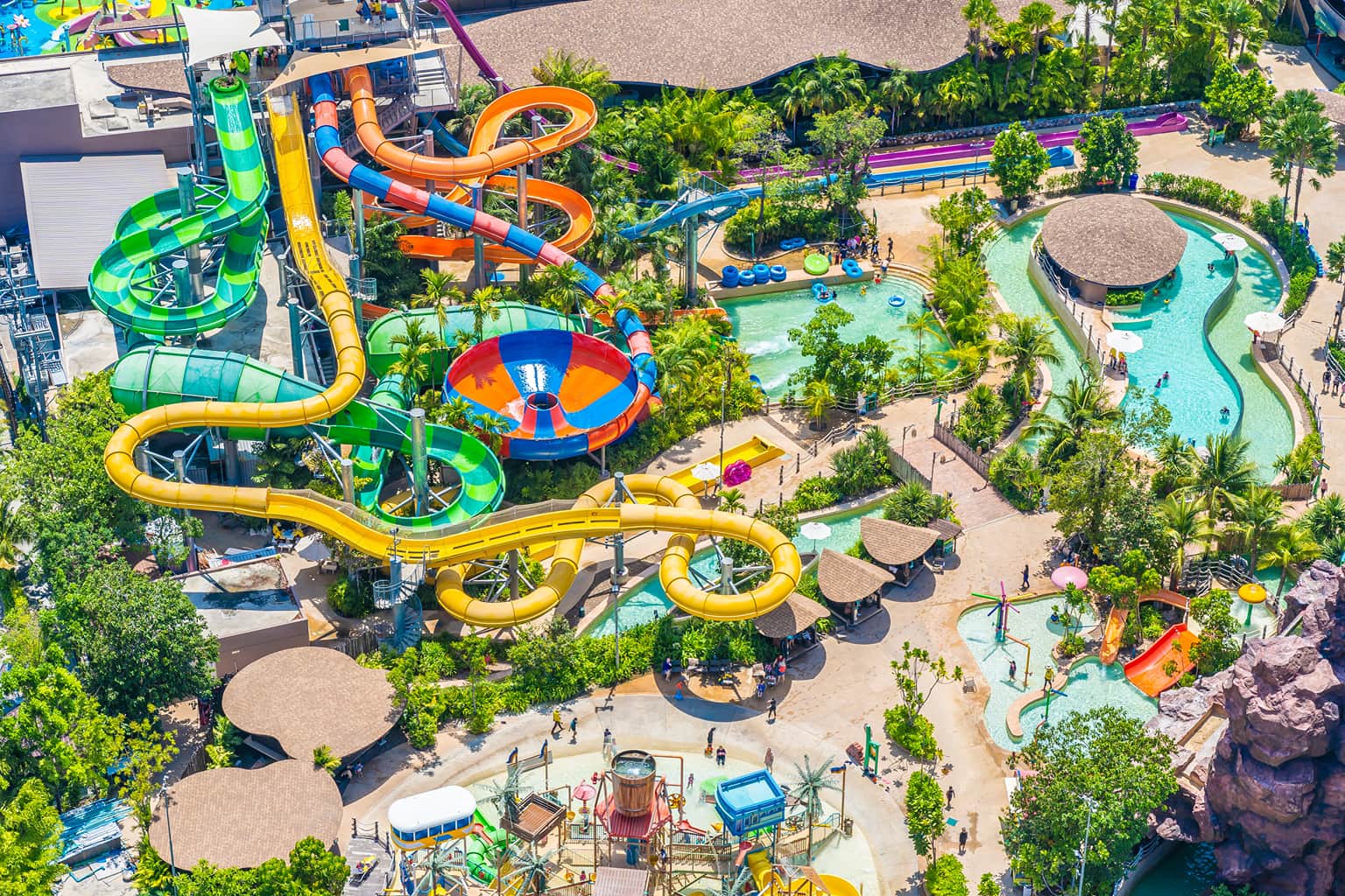 Aerial View of Vana Nava Water Park