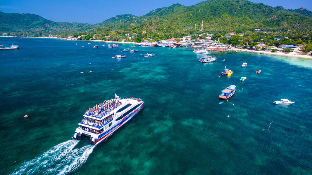 Catamaran ride to Koh Samui