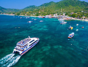 Catamaran ride to Koh Samui