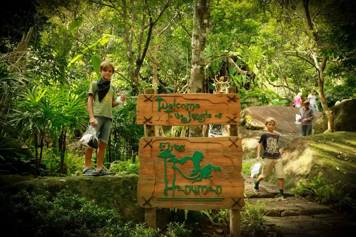 Flying Hanuman Ziplining in Phuket