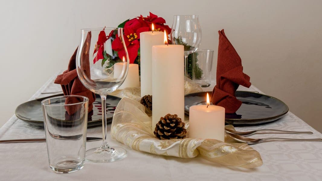 Private Candlelight Dinner At Terrace In Pushkar Image