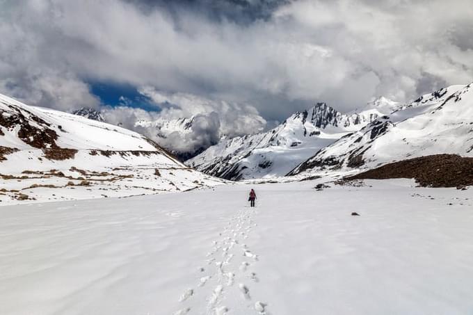 Auden's col trek