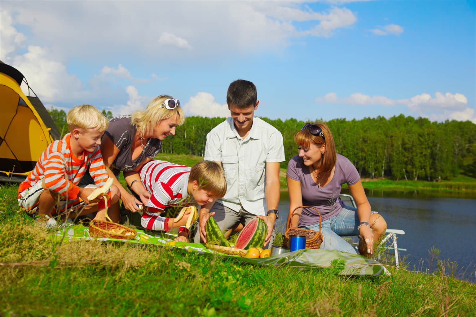 Go for Picnic with family and friends