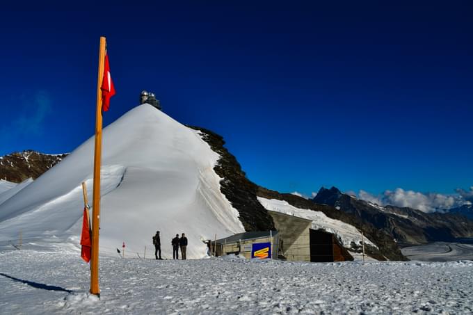 Jungfraujoch In February