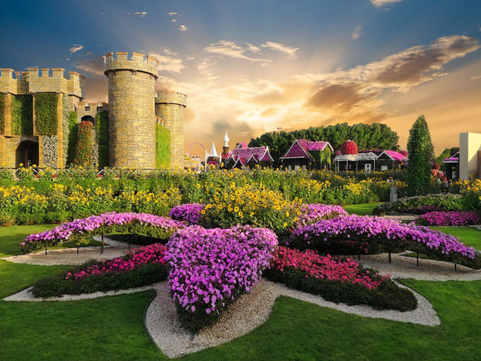 Floral Castle Dubai Miracle Garden