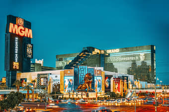 Arrive at the MGM Grand to see David Copperfield Show in Las Vegas