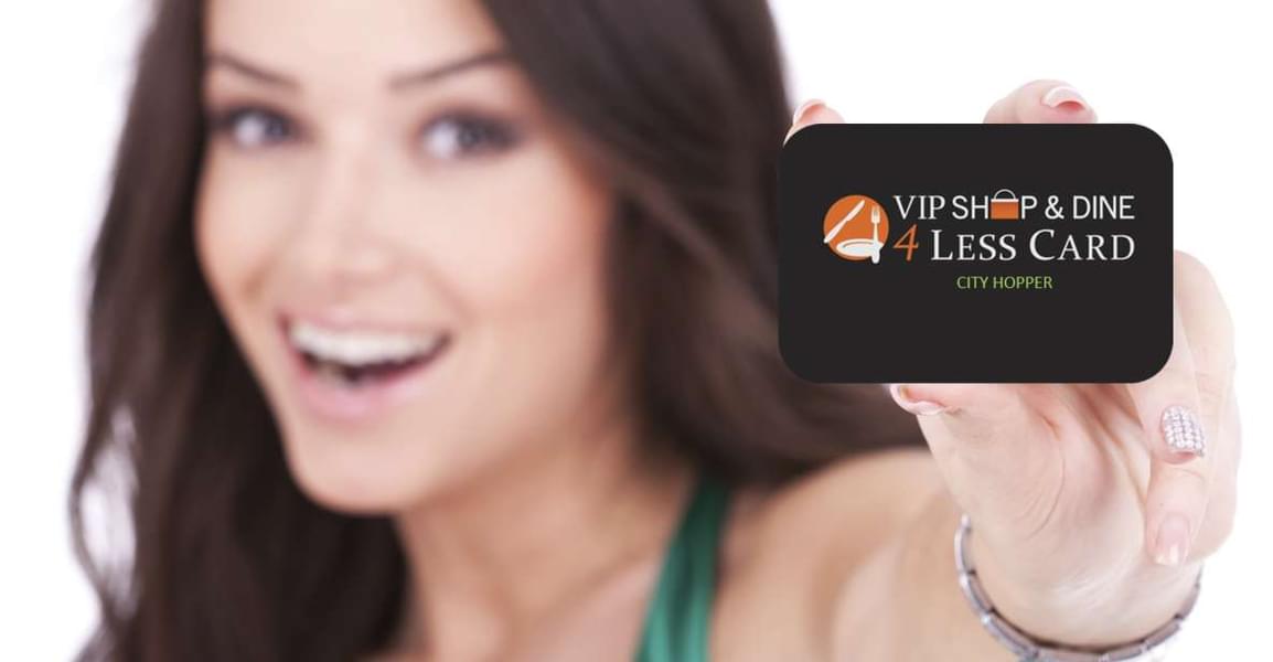 90-Day VIP Shop & Dine4Less Digital Savings Card Image