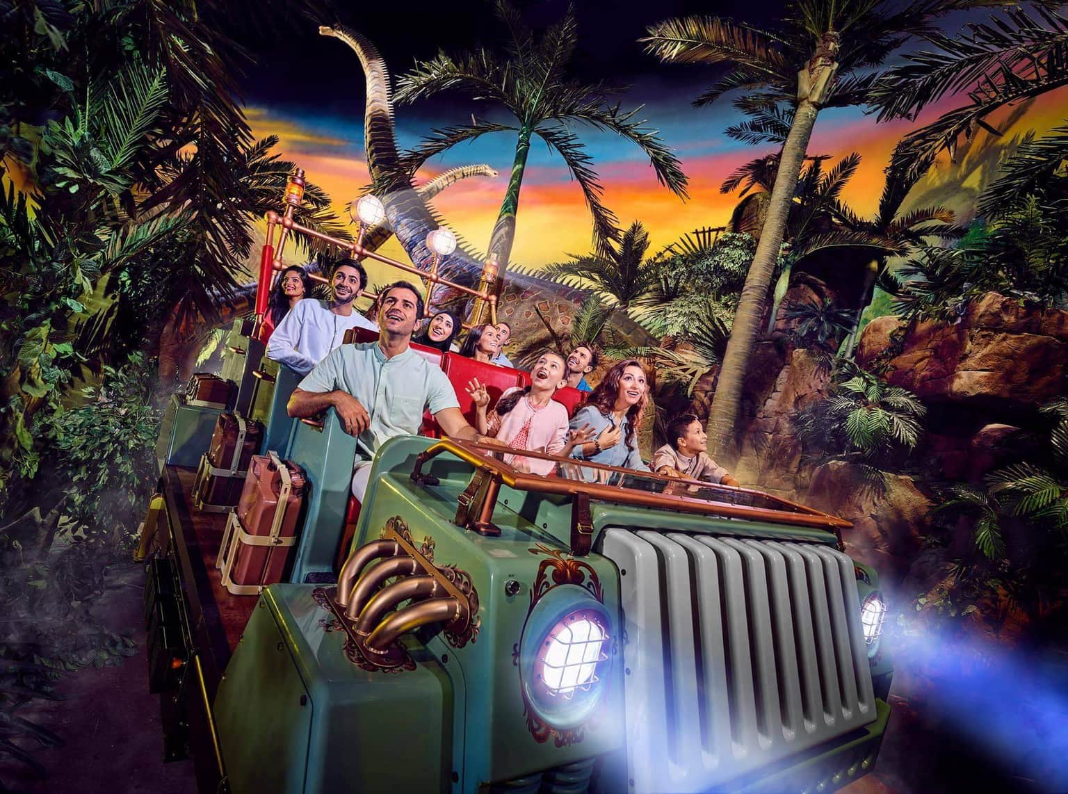 Enjoy thrilling rides at the IMG Worlds Dubai with your loved ones