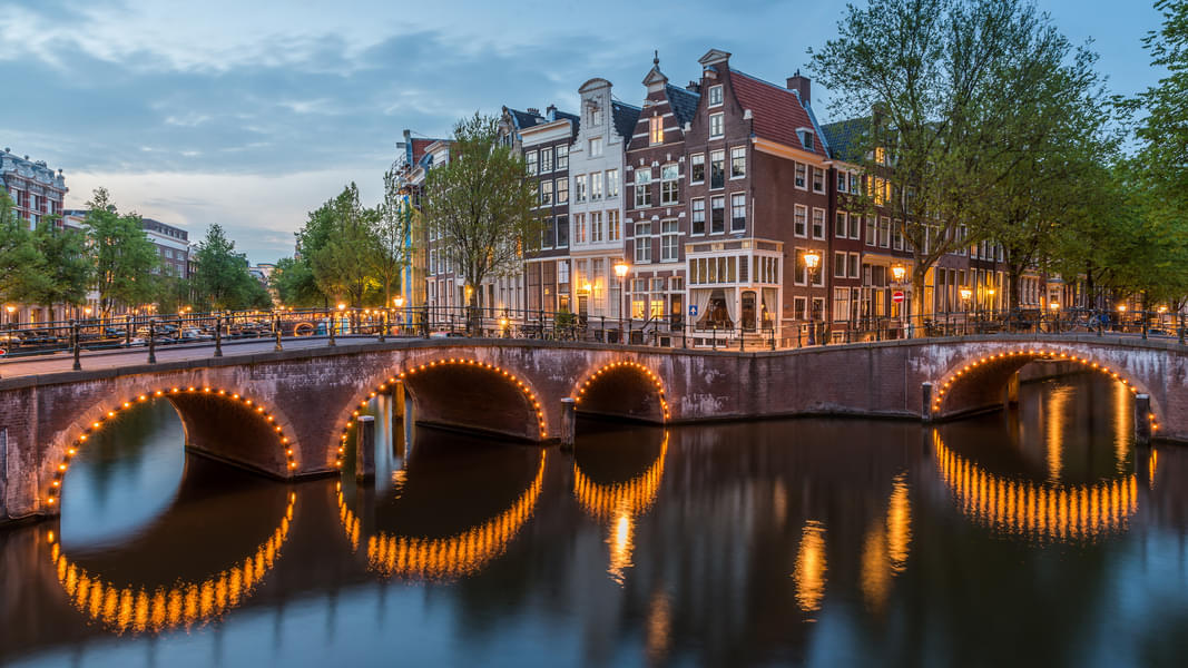 Witness the stunning architecture of buildings in Amsterdam