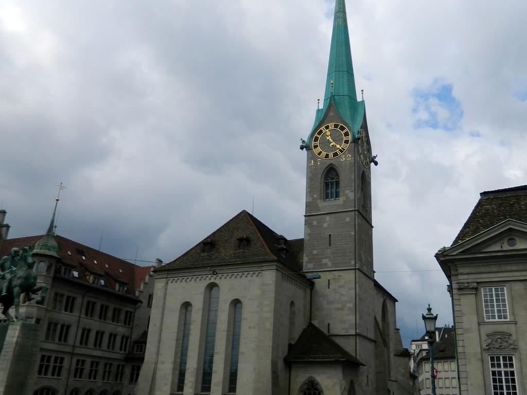 Seek blessings at Fraumünster Church