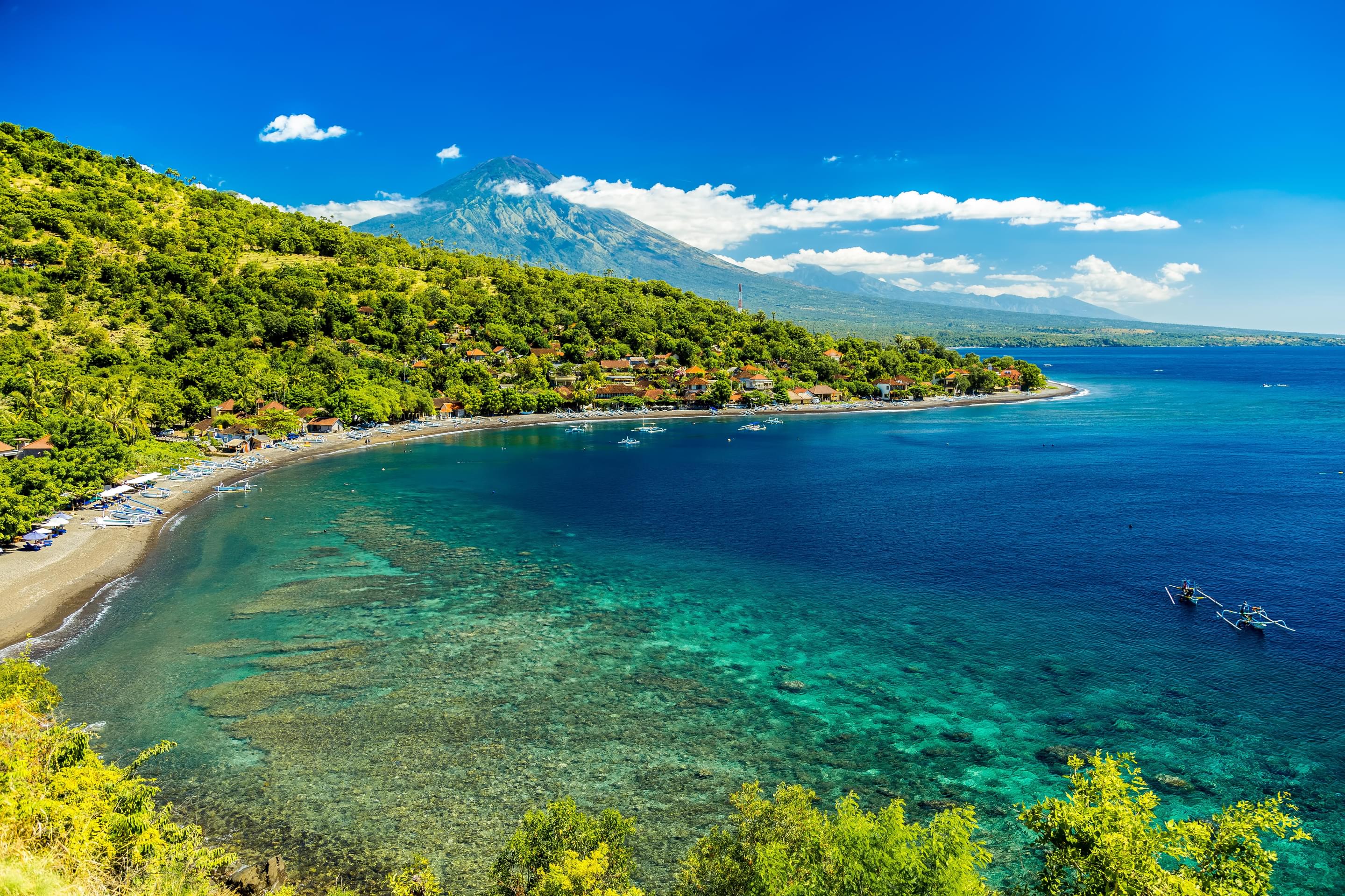Amed Beach Overview