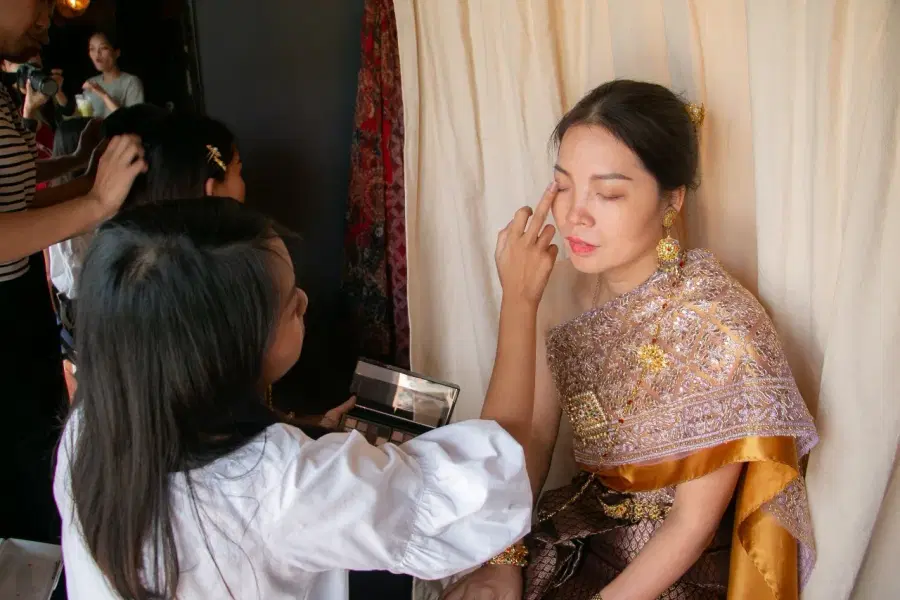 Traditional Thai Costume and Photography Image