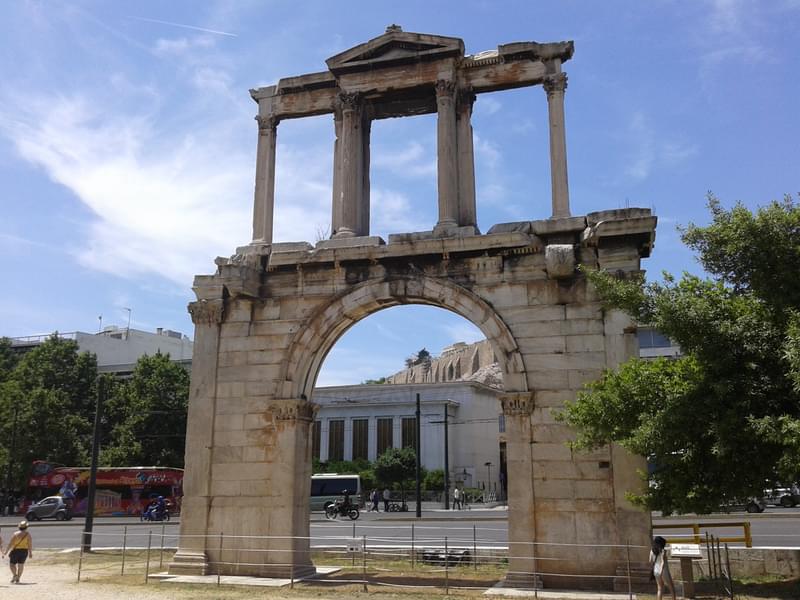 See the Triumphal Arch At Acropolis of Thessaloniki